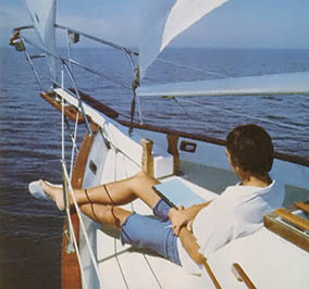 You'll need cutoffs and a few cool tops for those warm, sunny sailing days, and perhaps some letter paper and several good books that you've "always wanted to read but never had the time to" for the quiet moments on board.